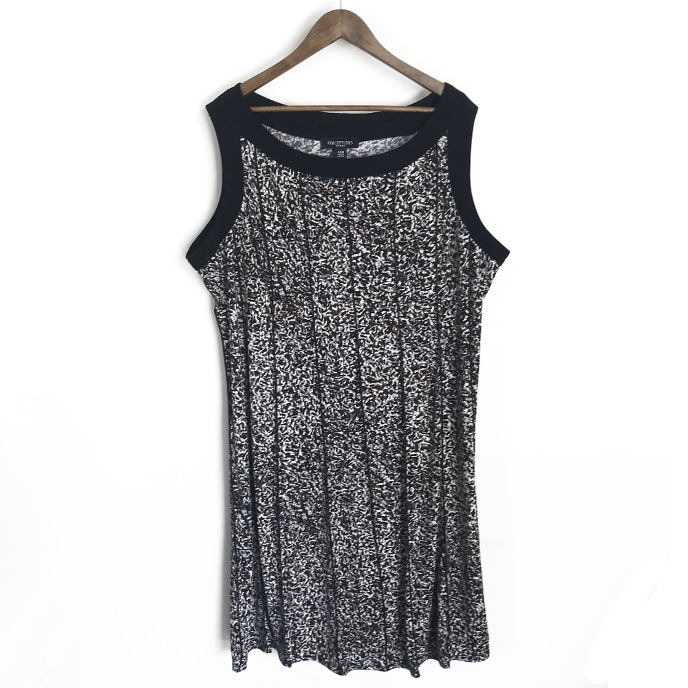 Perceptions Women Stretch Abstract Print Dress
